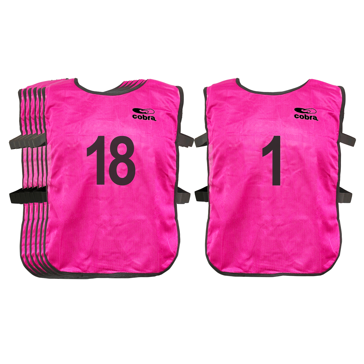 Football Bibs Set - Cobra Mesh (1-18) Junior/Senior CQ