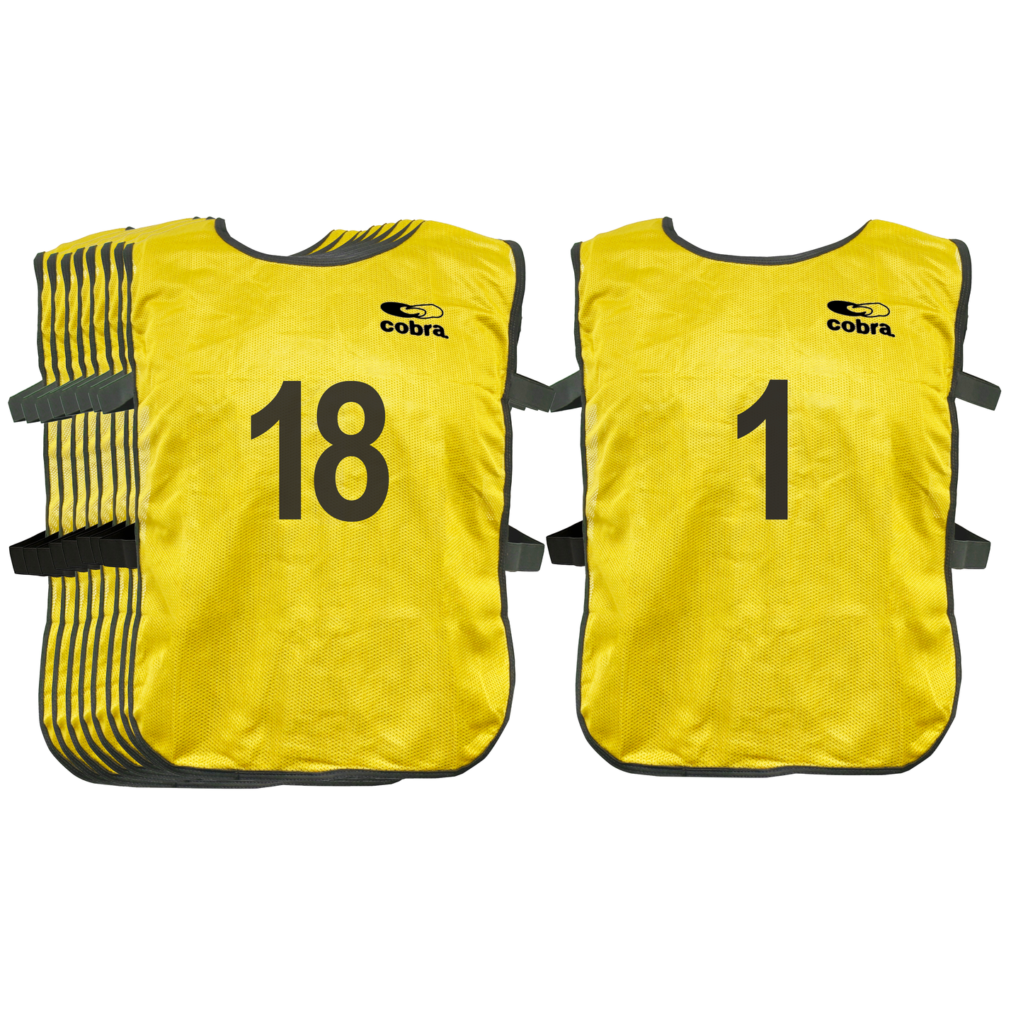 Football Bibs Set - Cobra Mesh (1-18) Junior/Senior CQ