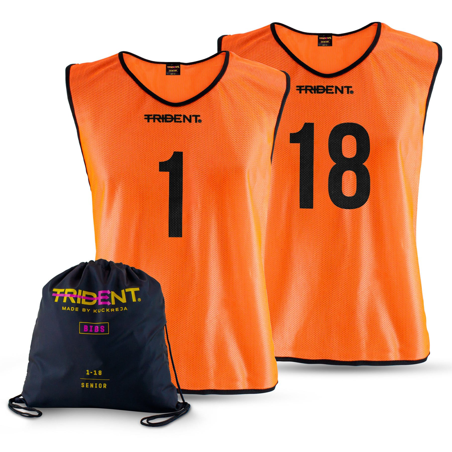 Football Bibs Set - Trident Mesh (1-18) Junior/Senior KQ
