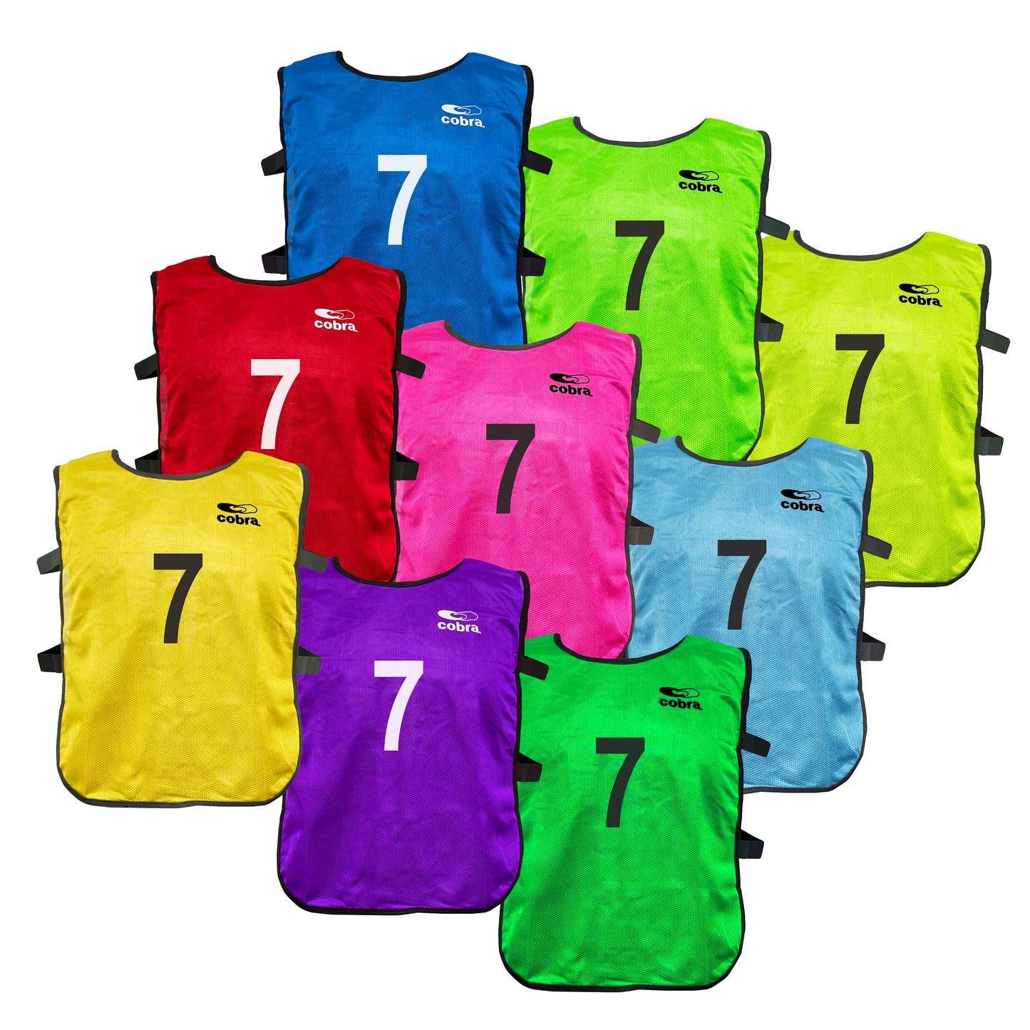 Futsal Bibs Set - Cobra Mesh (Senior) (Numbered 1~7) CQ
