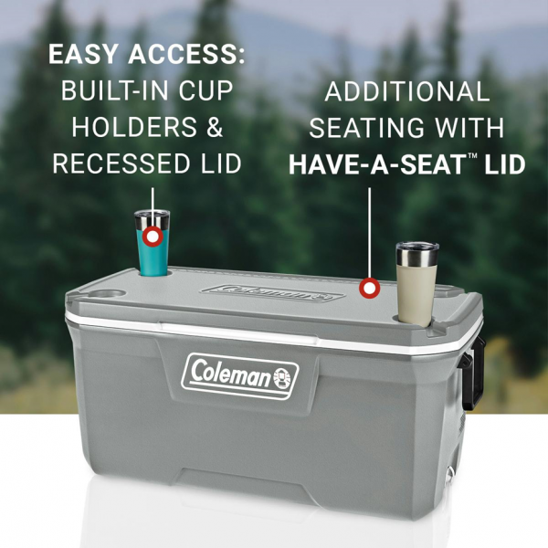 Cooler Box - Coleman Classic Series 120QT (Rock Grey)