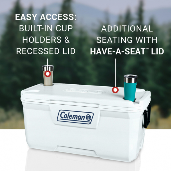 Cooler Box - Coleman Classic Series 120QT Marine (White)