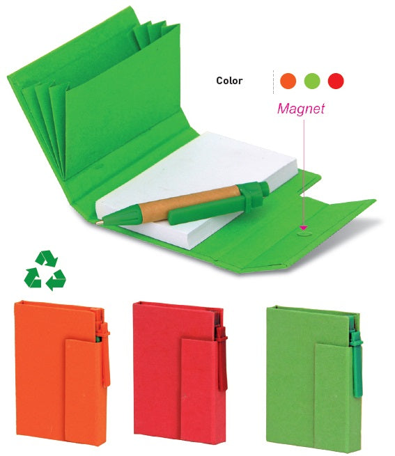 Eco Note Pad with Pen - Aristez MP1231