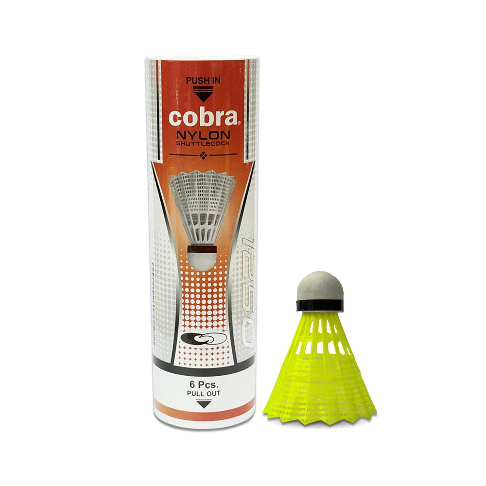 Badminton Shuttlecock Nylon - Cobra 1250 (6pcs) CQ