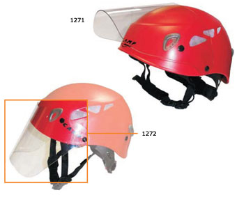 1271 CAMP - Silver Star Helmet + Visor
