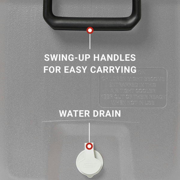 Cooler Box - Coleman 316 Series 150QT/142L (Rock Grey)