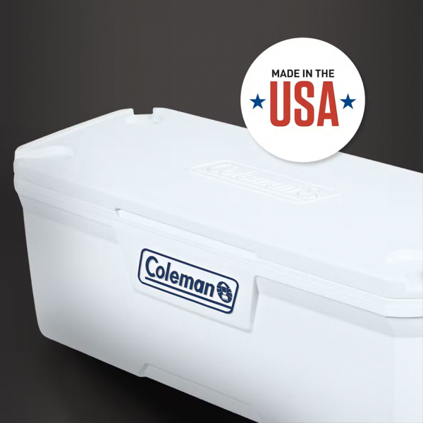 Cooler Box - Coleman Classic Series 150QT/142L Marine (White)