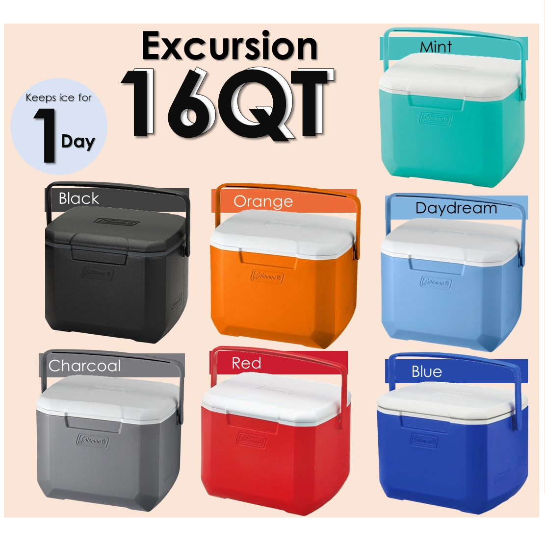 Cooler Box - Coleman 16QT (15L) Excursion