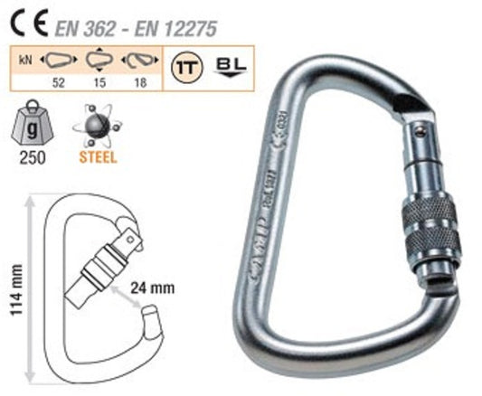 1877 Camp - D ACCIAIO LOCK