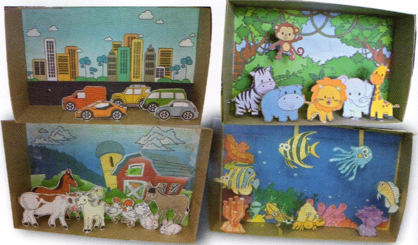 Diorama 4 in 1 40pcs - PS190 PZ