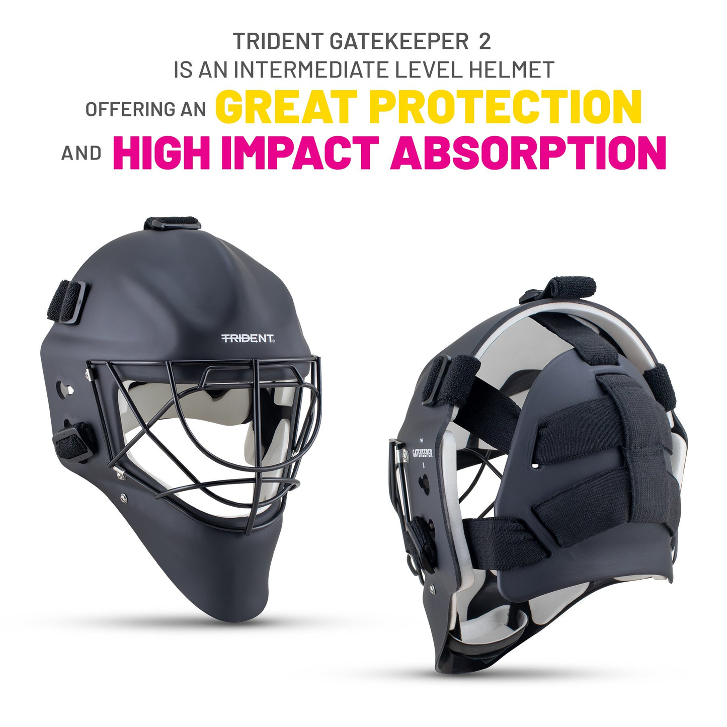 Hockey Goalie Helmet - Trident Gatekeeper 2.0 KQ
