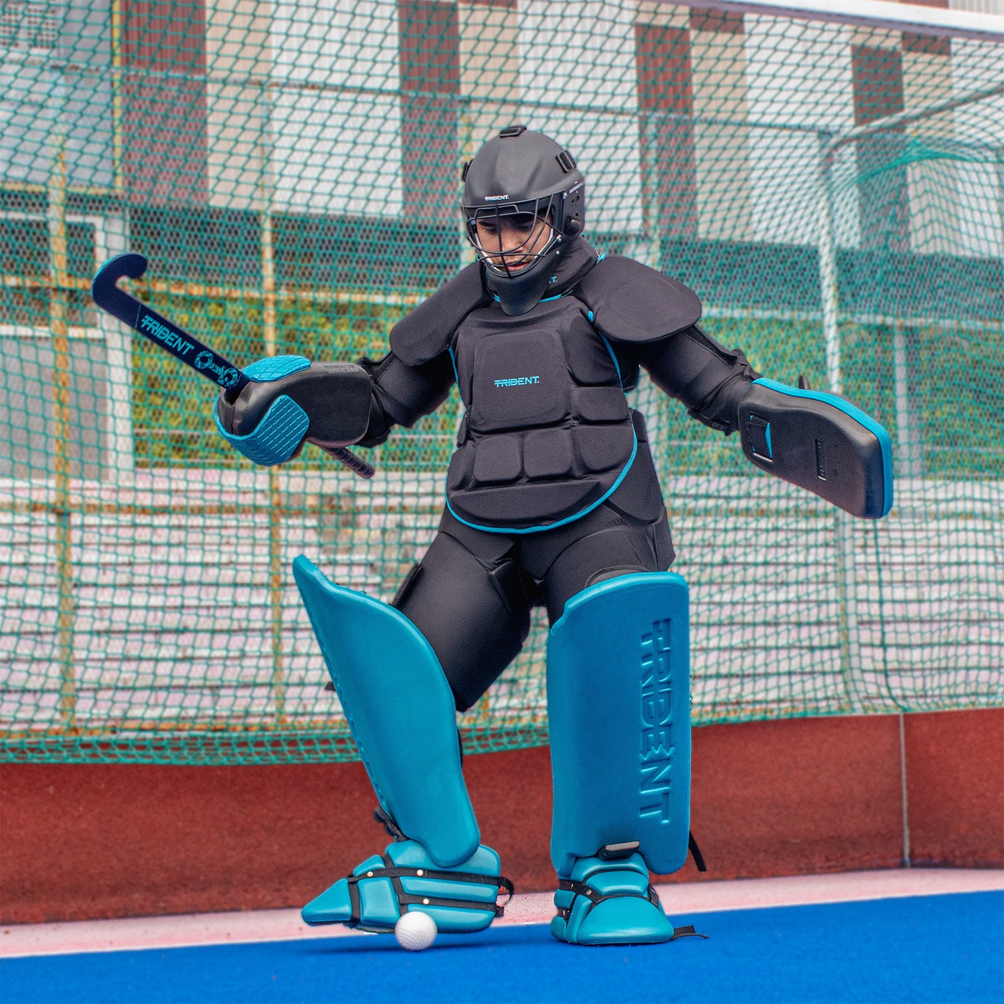 Hockey Goalie Set - Trident New Gatekeeper 2 (Kids) KQ