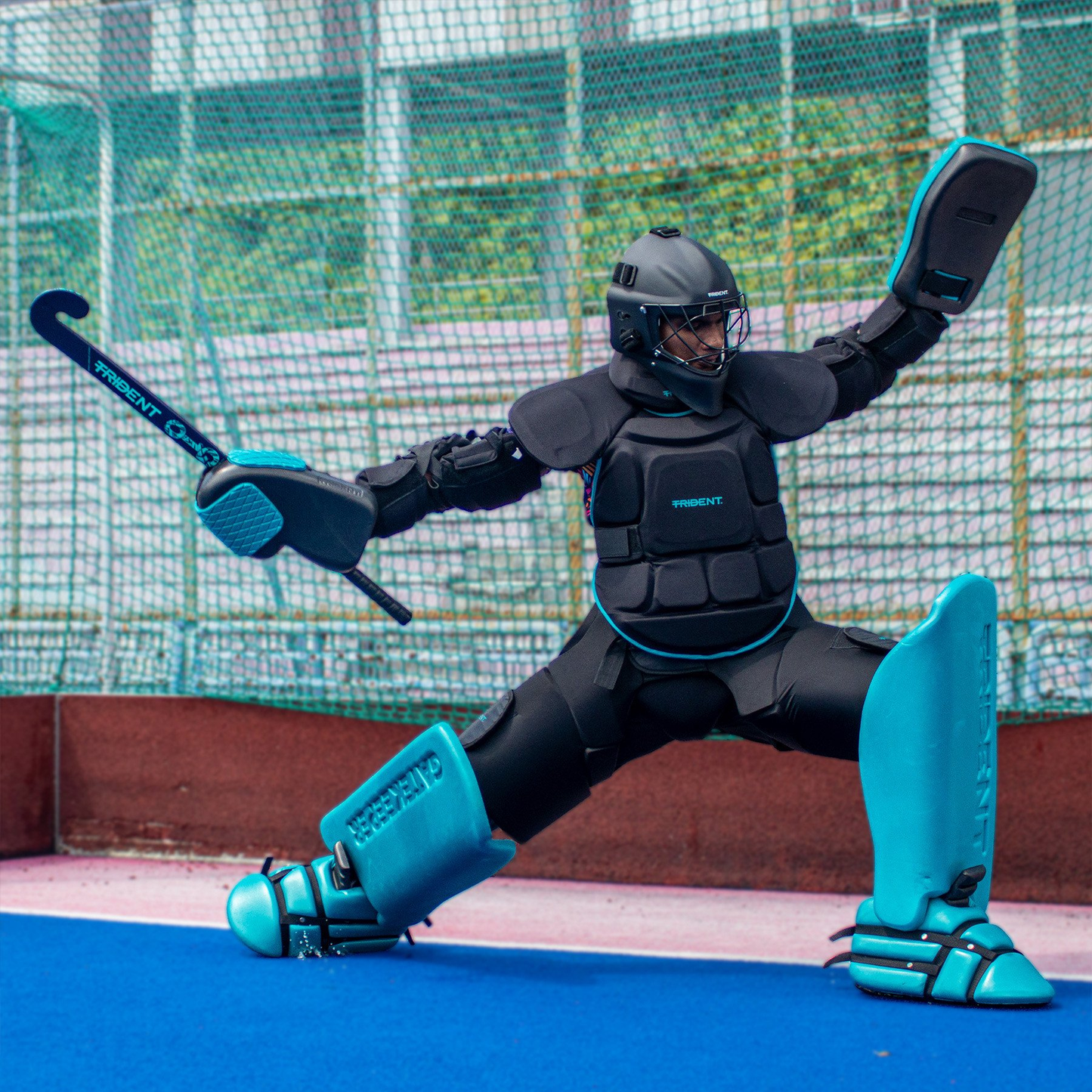 Hockey Goalie Set - Trident New Gatekeeper 2 (Senior) KQ
