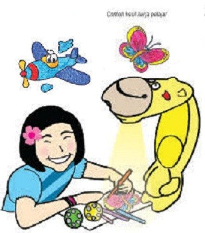 3 in 1 Projector Painting (4 sets) - PS015 PZ