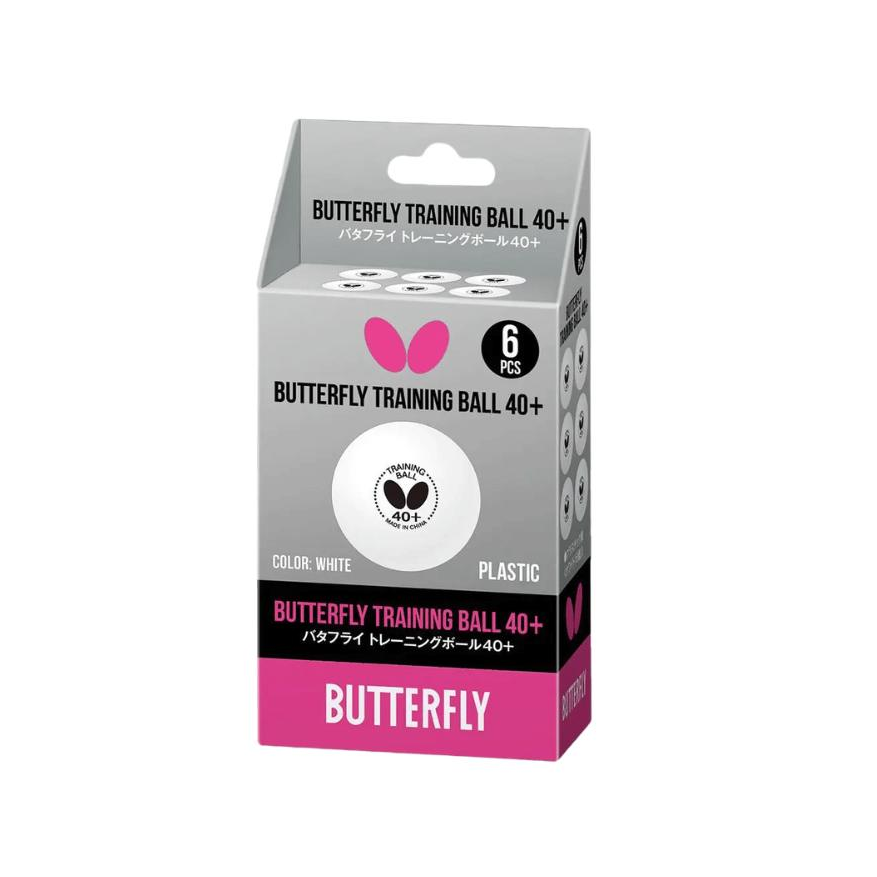 Table Tennis Ball - Butterfly 40+ Training (6pcs) CQ