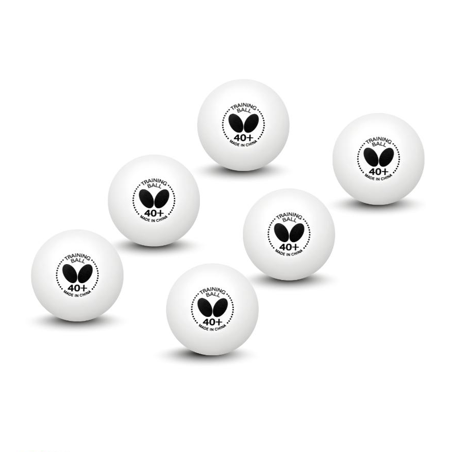 Table Tennis Ball - Butterfly 40+ Training (6pcs) CQ