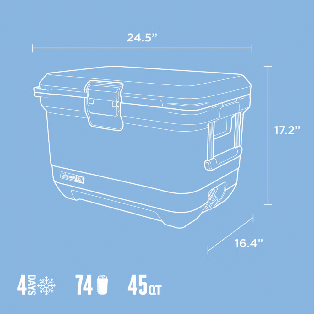 Cooler Box - Coleman 45QT (42L) Pro