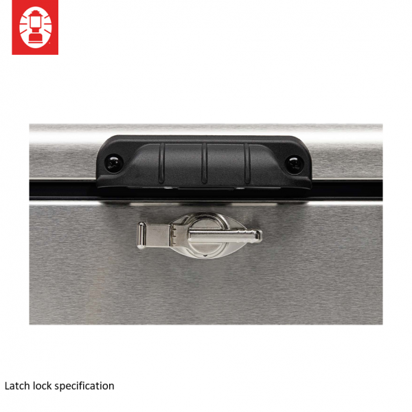 Cooler Box - Coleman 54QT/51L Stainless Steel Belted (Silver)