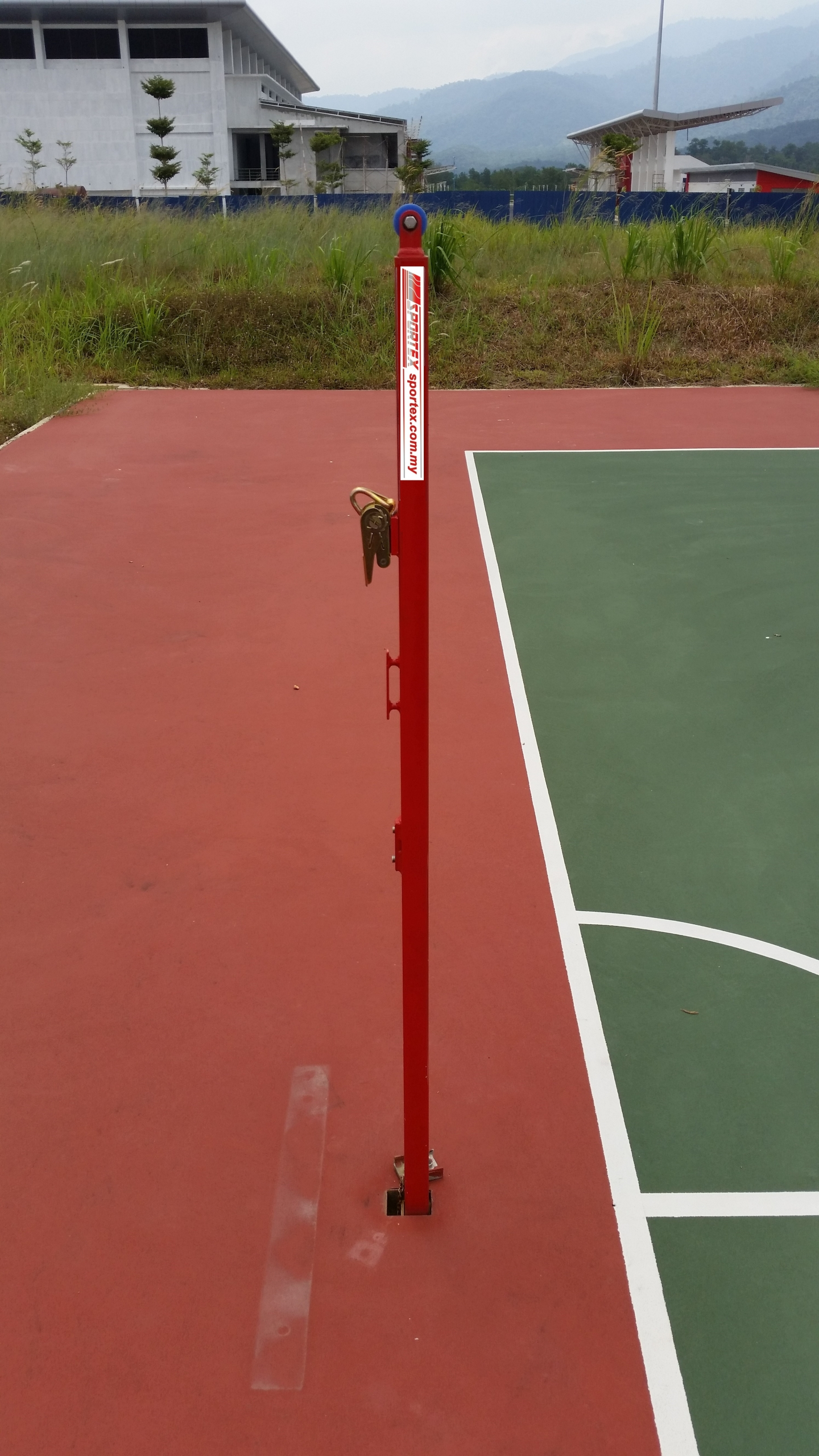 Badminton Post Grounded - Spitzer 60080