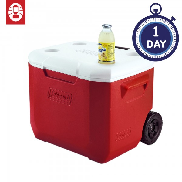 Cooler Box - Coleman 60QT/56L + Wheels
