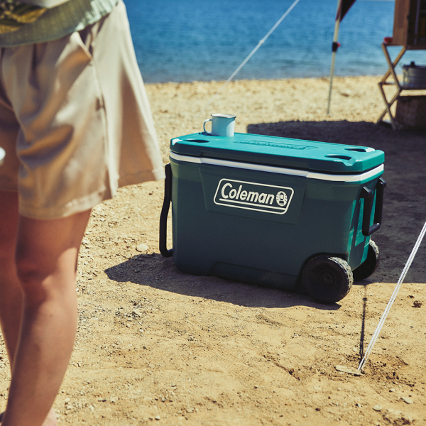 Cooler Box - Coleman 62QT/59L Extreme (Evergreen) + Wheels