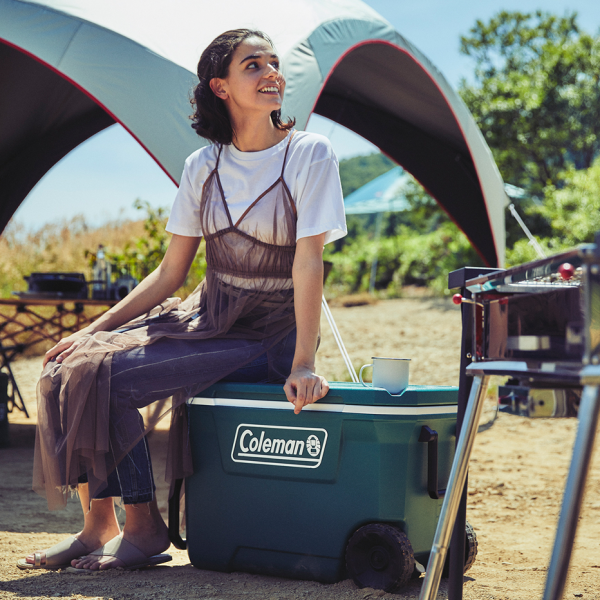 Cooler Box - Coleman 62QT/59L Extreme (Evergreen) + Wheels