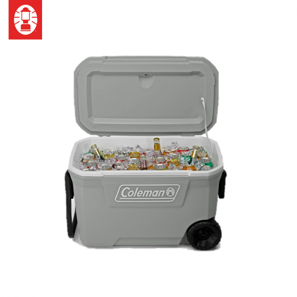 Cooler Box - Coleman Classic Series 62QT (Rock Grey) + Wheels