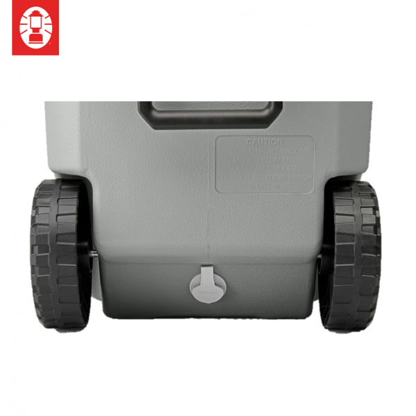 Cooler Box - Coleman Classic Series 62QT (Rock Grey) + Wheels
