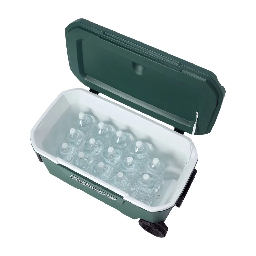 Cooler Box - Coleman 85QT (81L) Evergreen + Wheels