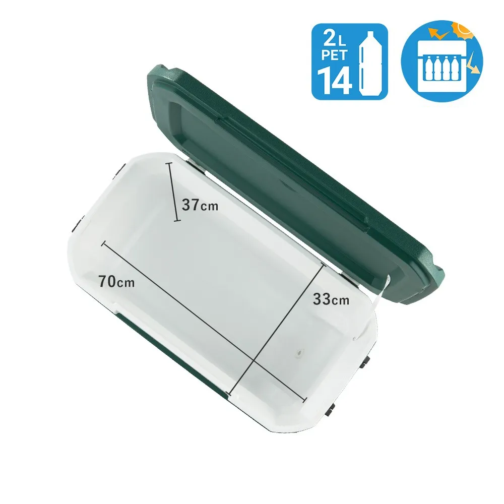 Cooler Box - Coleman 85QT (81L) Evergreen + Wheels