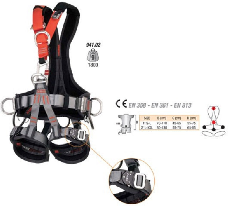 941.13 CAMP - Harness Golden Top Evo Alu