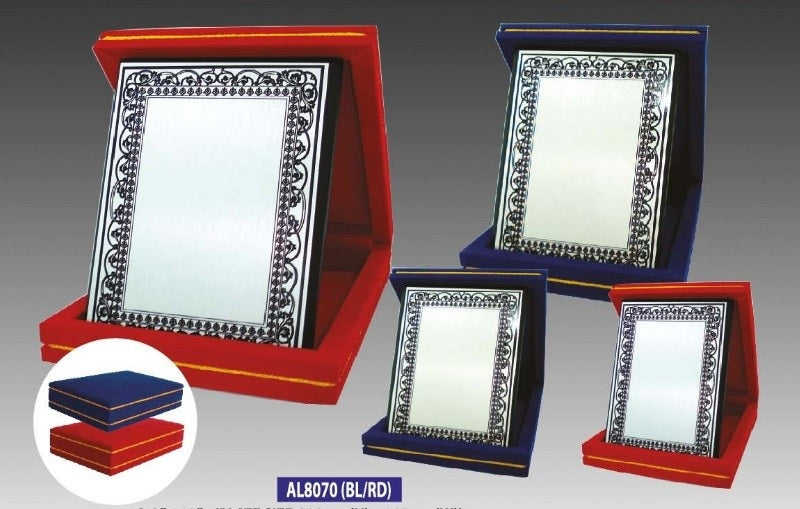 Plaque Velvet Box - AL8070 + Paper Frame