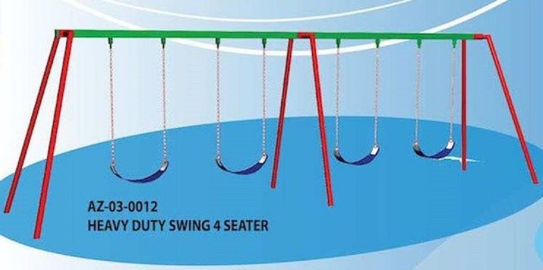 Children Playground - Heavy Duty Swing 4 Seater AZ030012 ZN