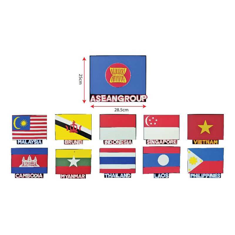 ASEAN Community EVA Flag - PSPS0201 (11pc) MZ