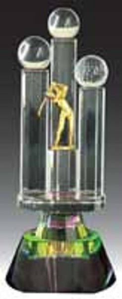 Golf Crystal Trophy - CRT90079