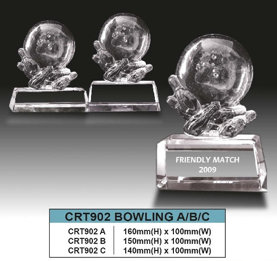 Crystal Trophy Bowling - CRT902