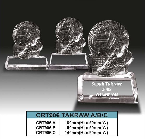Crystal Trophy Takraw - CRT906
