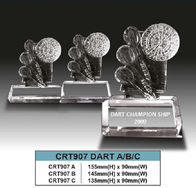Crystal Trophy Dart - CRT907