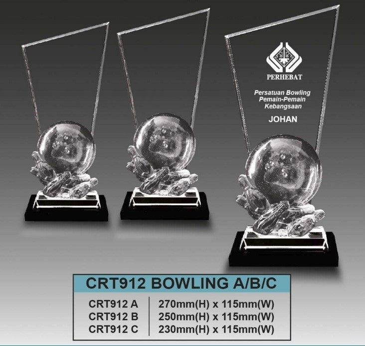 Crystal Trophy Bowling - CRT912