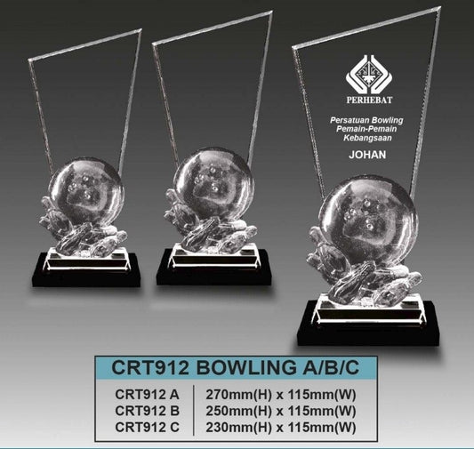 Crystal Trophy Bowling - CRT912