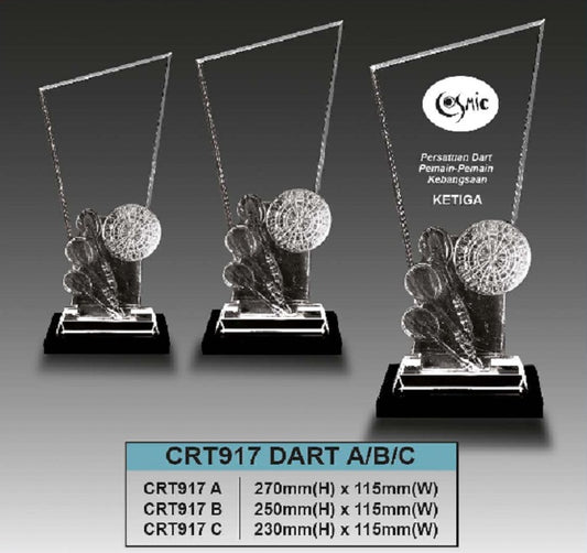 Crystal Trophy Dart - CRT917