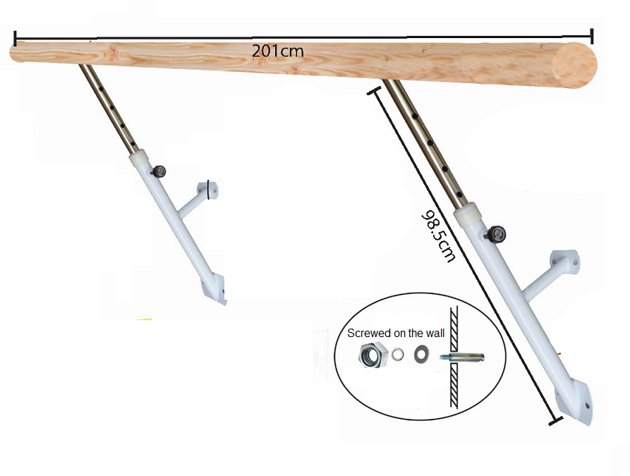 Single Ballet Wall Bar - ITSP168 DQ