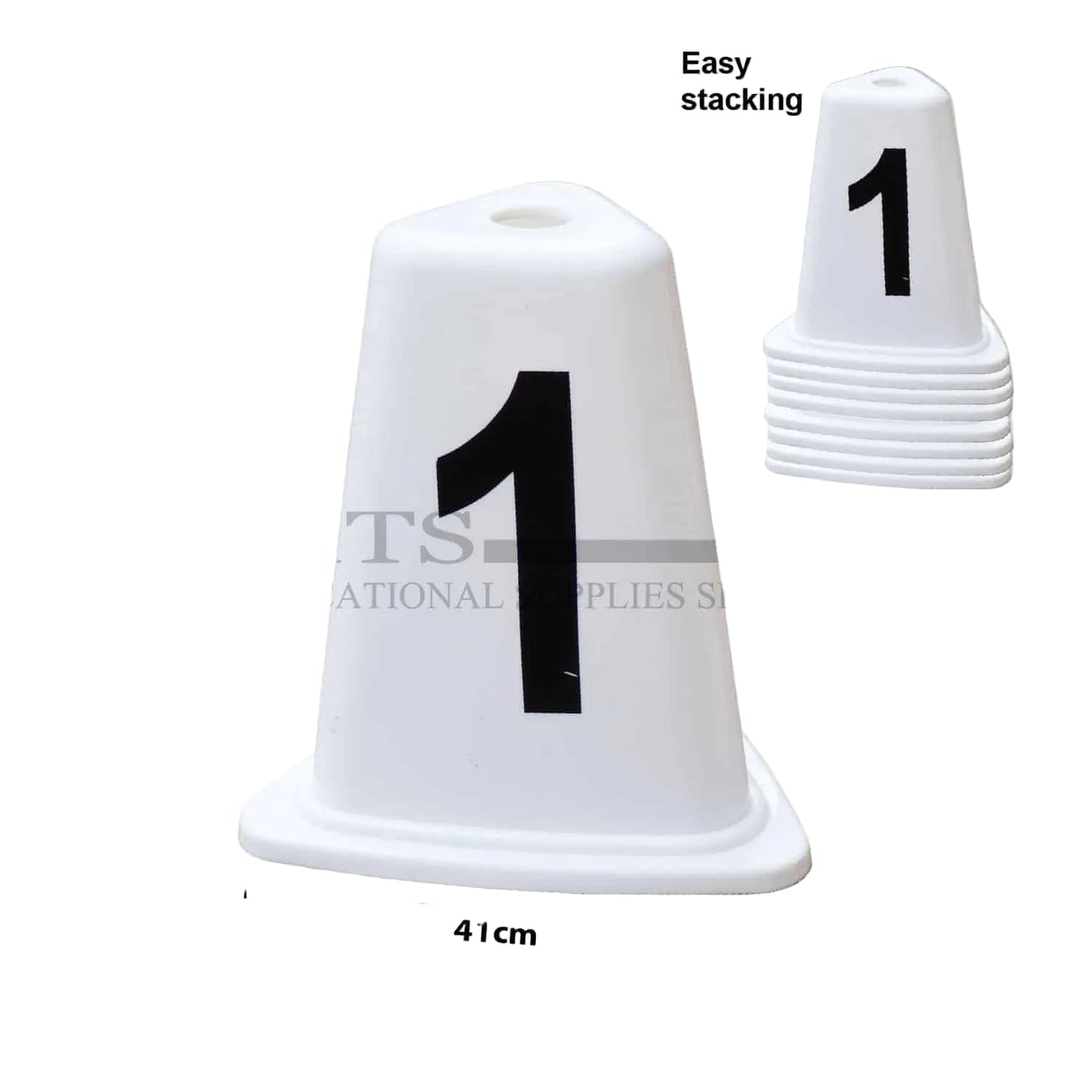 Lane Marker Cones Numbered - 3 sided (Set of 8) ITSP181 DQ
