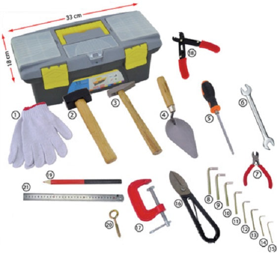 Hand Tools With Box KSSR - KH0223 MZ
