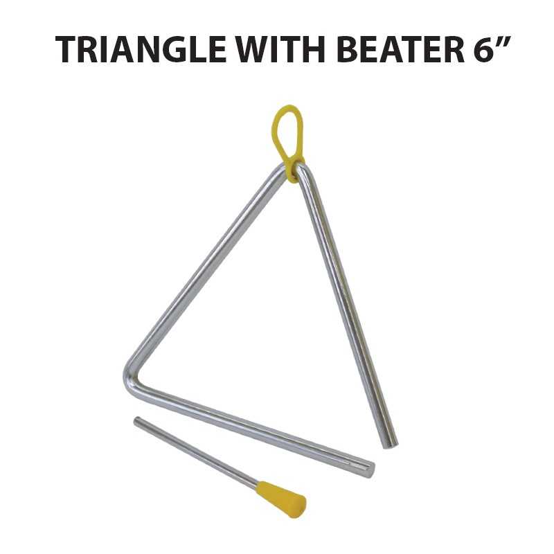 Triangle with Beater 6" - AM0064 MZ