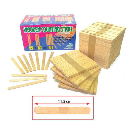 Wooden Counting Sticks 1000pcs - MM0063 MZ