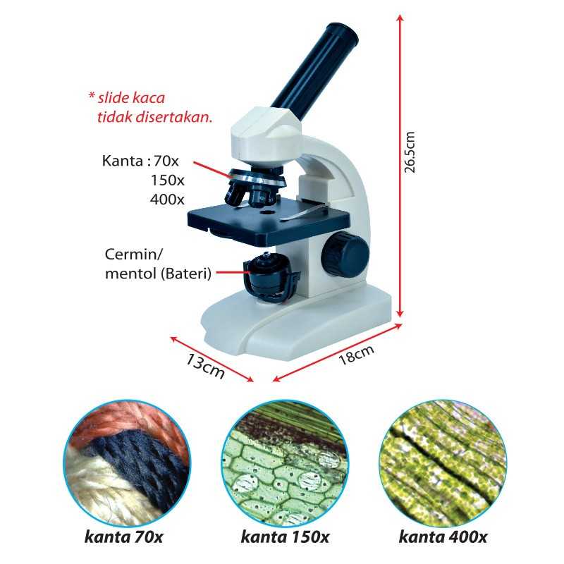Basic Microscope (70x/150x/400x) - KTSC0122 MZ