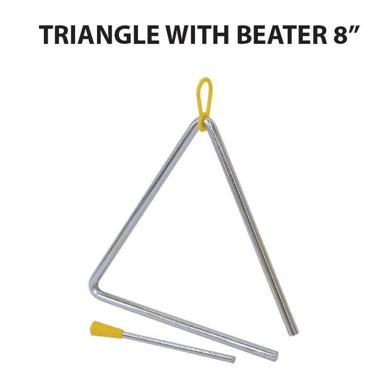 Triangle with Beater 8" - AM0066 MZ