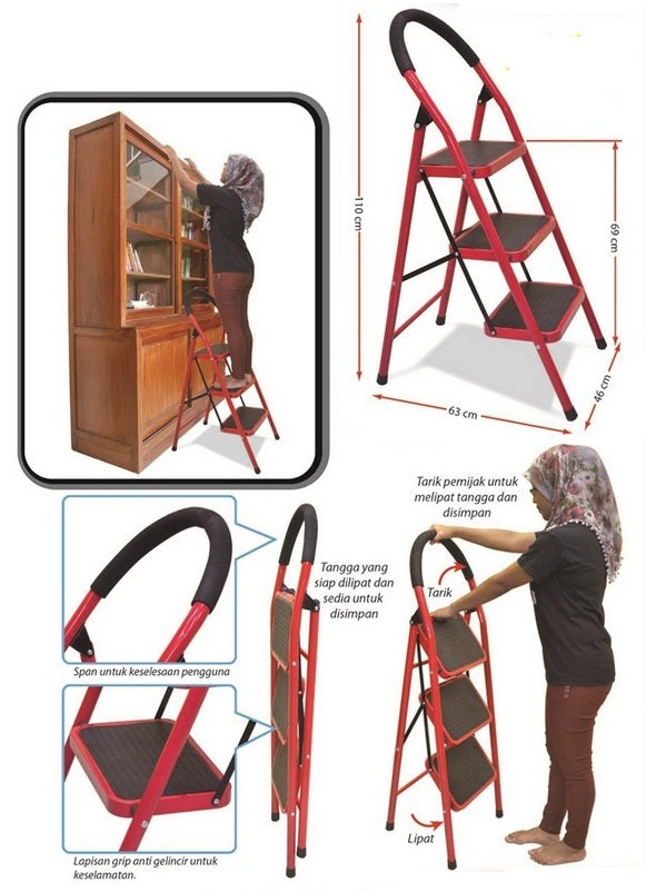 Wide Step Ladder - PSPS0188 MZ