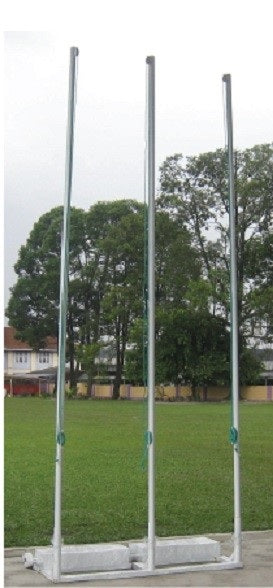 Flag Post - TS862 3 Flagpole +weight +wheels